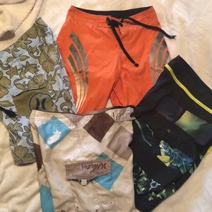 Lot of 4 boys swim shorts